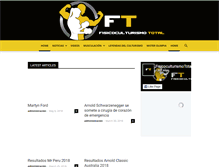 Tablet Screenshot of fisicoculturismototal.com